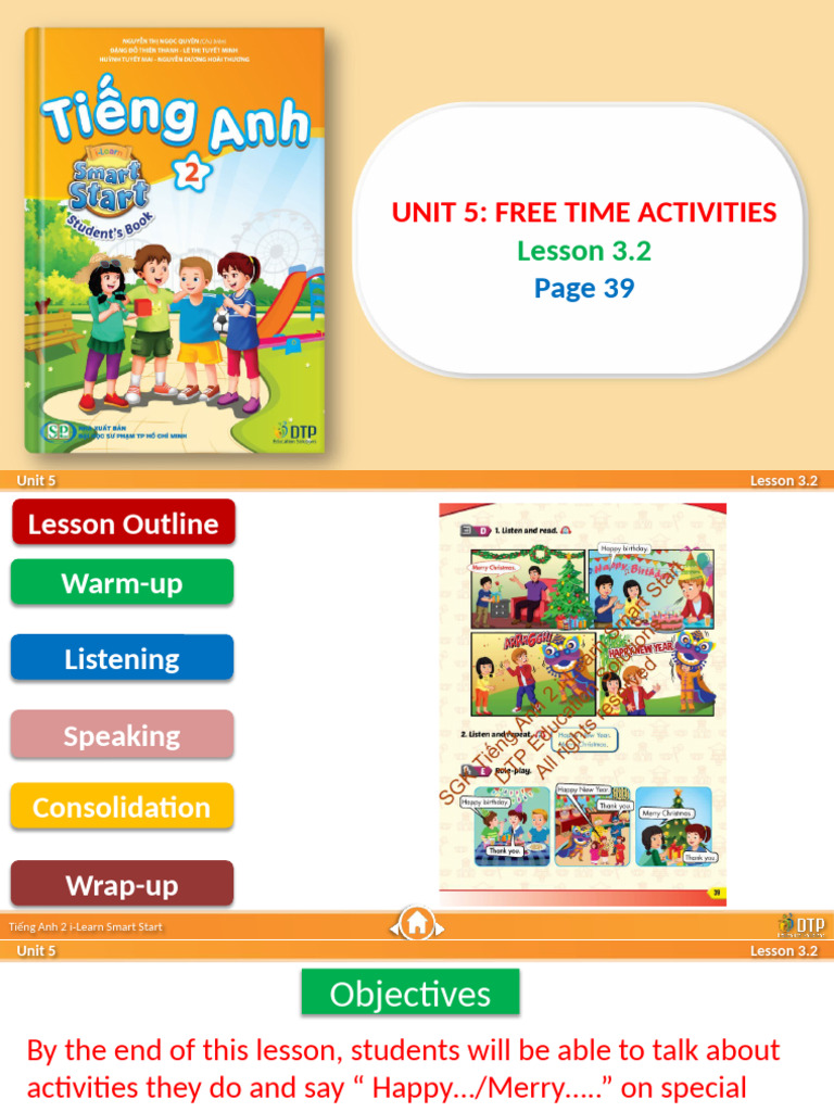 Unit 5 Free Time Activities - Lesson 3.2 - Page 39 | PDF | Learning ...