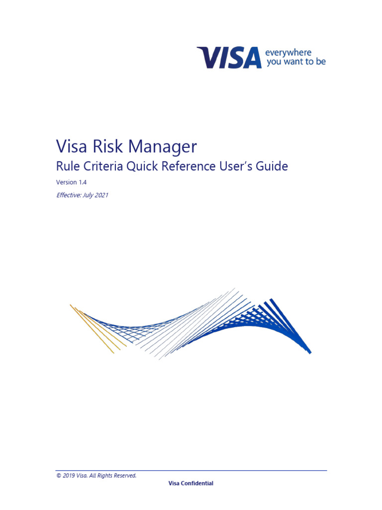Visa Risk Manager User Guide 1.4 | PDF | Personal Identification Number ...