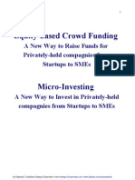 Equity-Based Crowd Funding