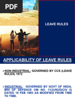Ccs (Leave) Rules 1972 (Central Civil Services) | PDF | Parental Leave ...