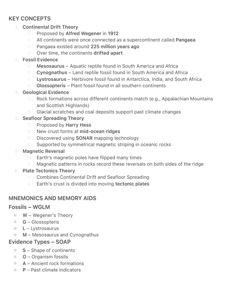 Continental Drift and Plate Tectonics | PDF | Plate Tectonics | Geophysics