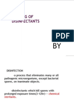 Testing of Disinfectants