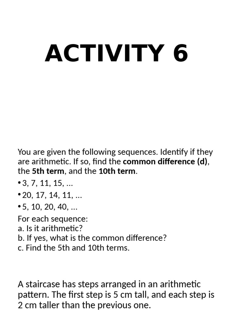 Activity 6 | PDF