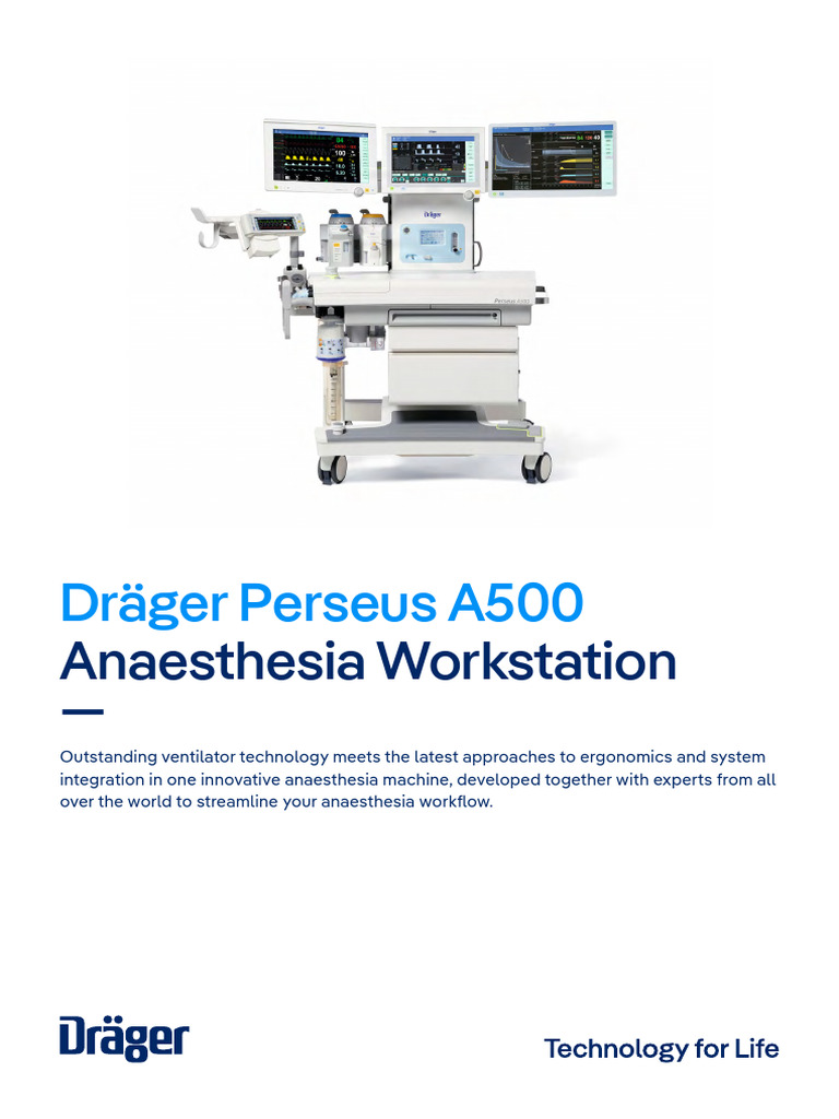 Dräger Perseus A500 Anesthesia Machine | PDF