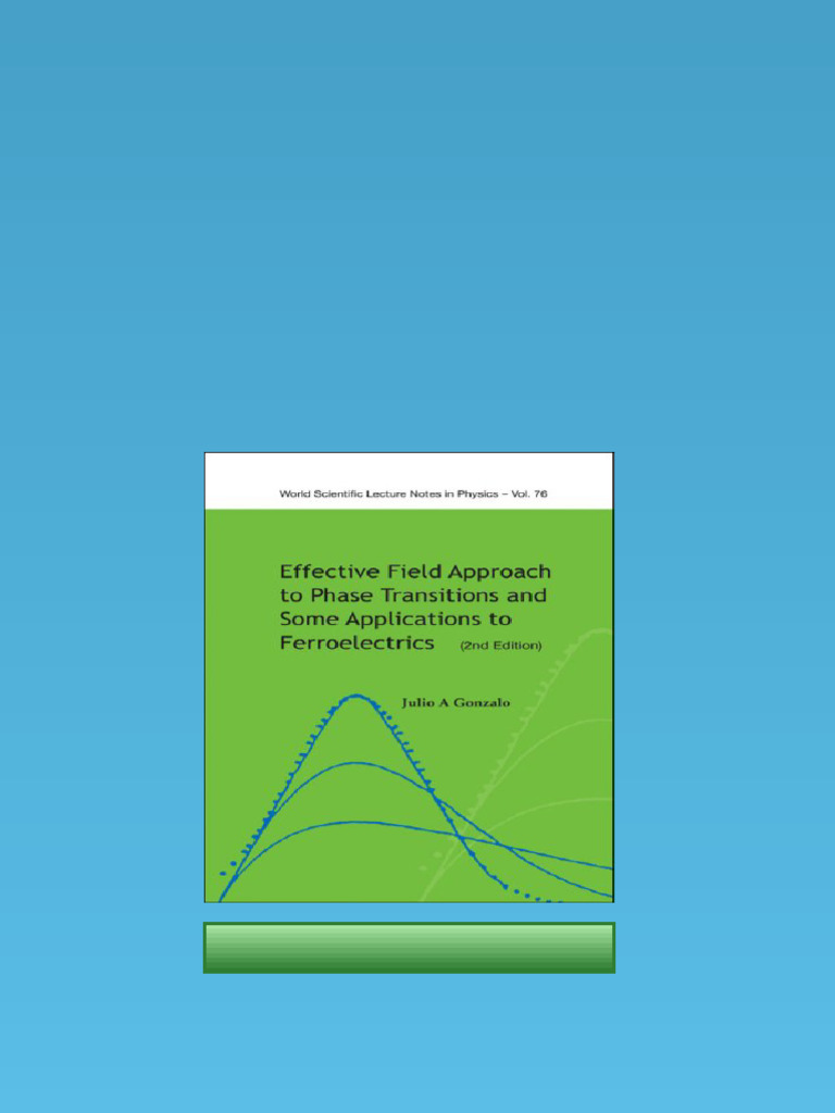 (Ebook) Effective Field Approach To Phase Transitions and Some ...