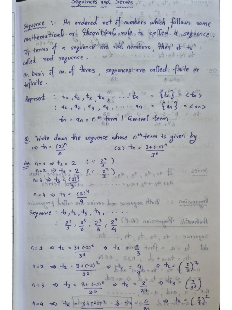 Random notes of Maths (1) | PDF