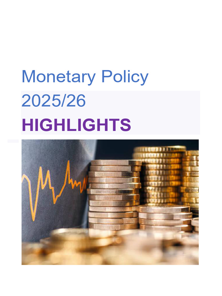 Monetary Policy Highlights 2025-26 | PDF | Monetary Policy | Banks