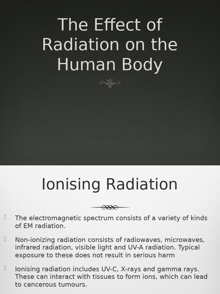 Radiation Effects on Human Health | PDF | Radiation | Radioactive Decay