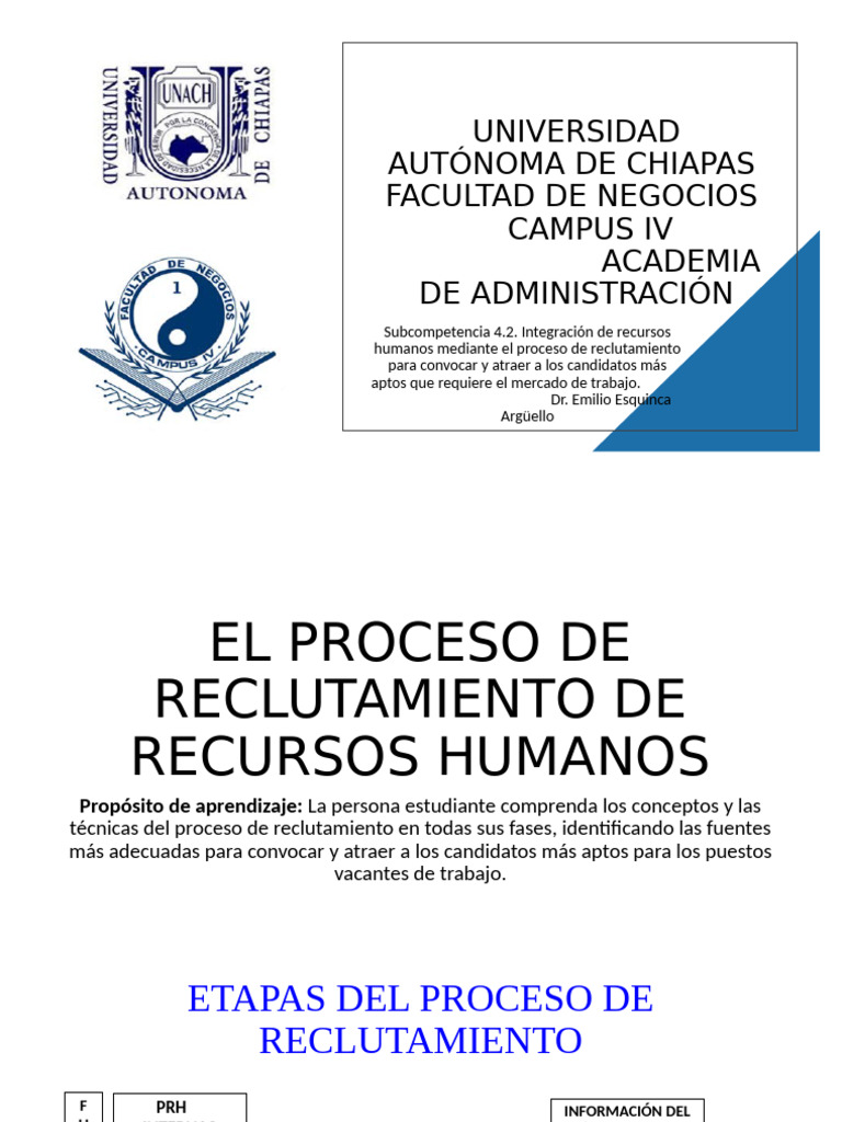 SC4.2.Proceso Reclutamiento | PDF | Reclutamiento | Gestión de recursos ...