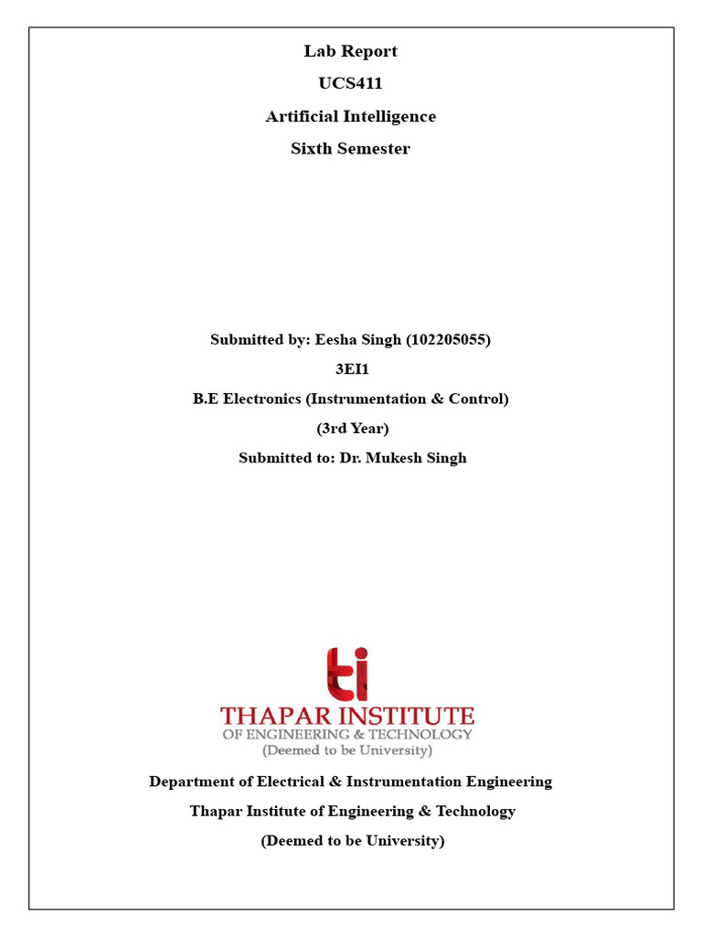 Python Programs for AI Lab Experiments | PDF | Discrete Mathematics ...
