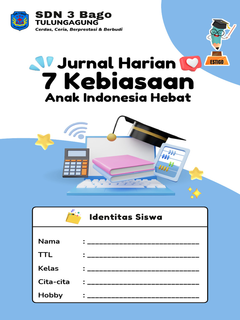 Jurnal 7 Kebiasaan Anak Hebat SD | PDF
