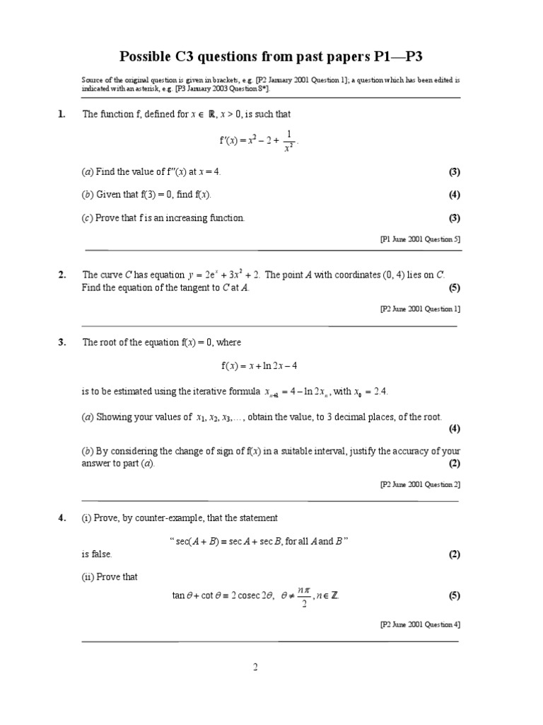 Trig functions examples with answers image