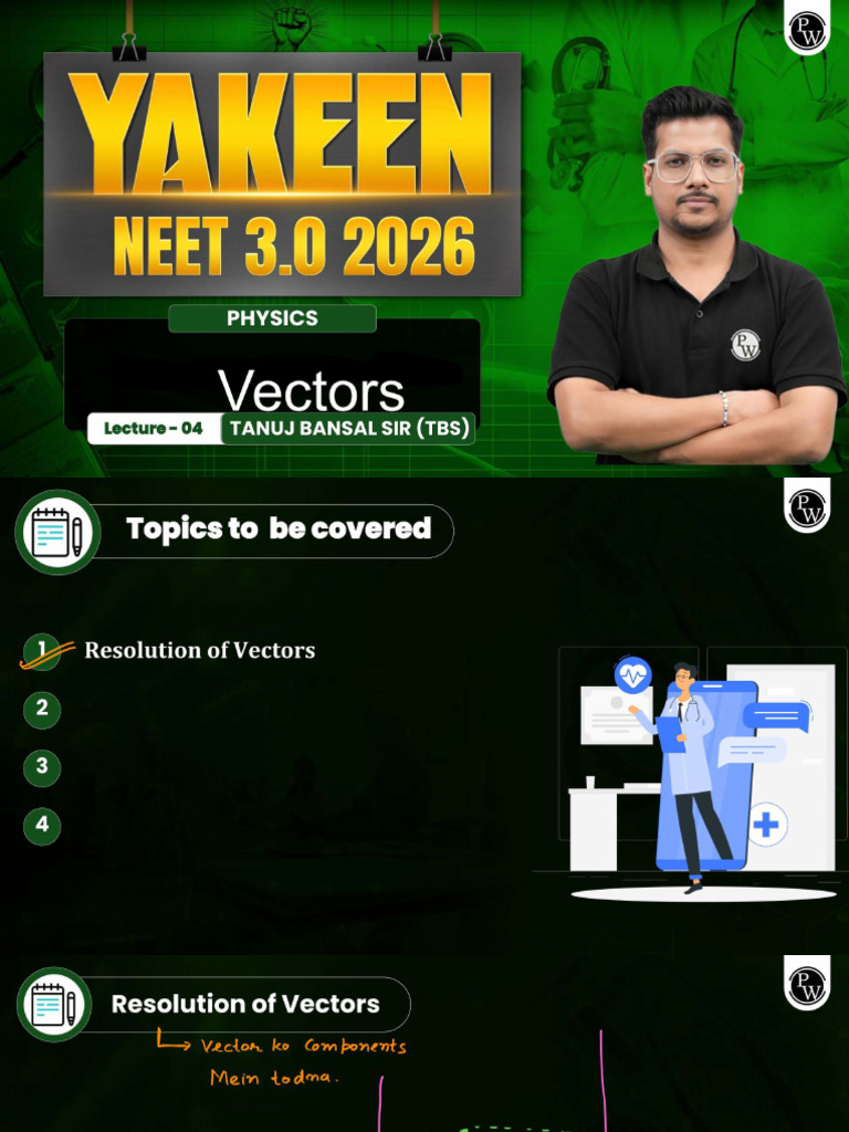 Vectors 04 Class Notes | PDF