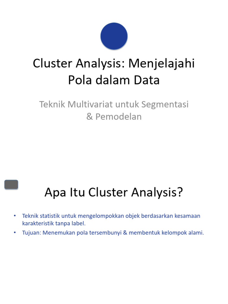 Cluster Analysis Presentation Final | PDF