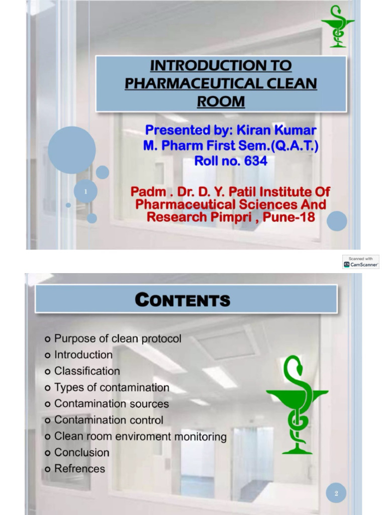 Pharmaceutical Clean Rooms PDF | PDF