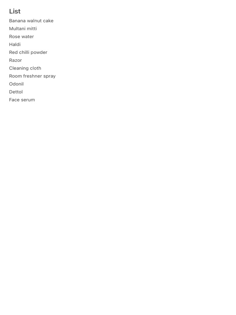 List | PDF