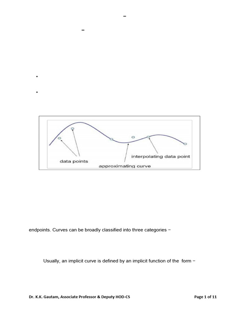 3D Curves and Surfaces Representation | PDF | Curve | Sphere