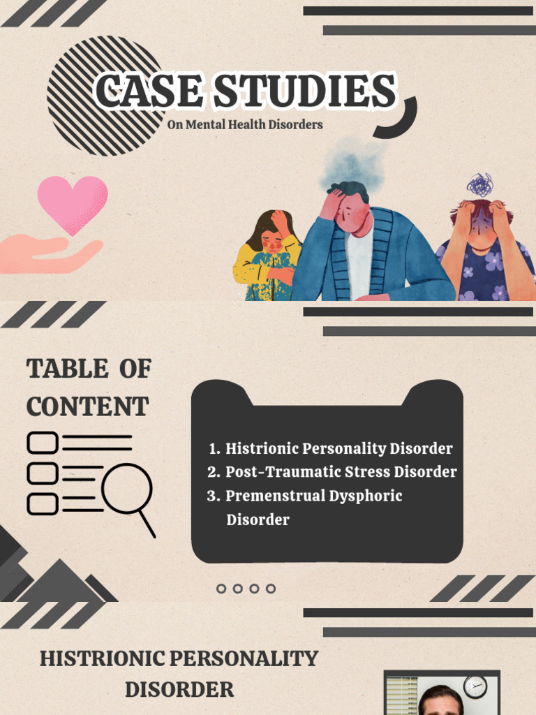 Mental Health Disorder Case Studies | PDF | Psychological Trauma ...