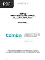 Download USER MANUAL FOR RX-8123 - COMBA by Eduardo Tamariz SN90387808 doc pdf