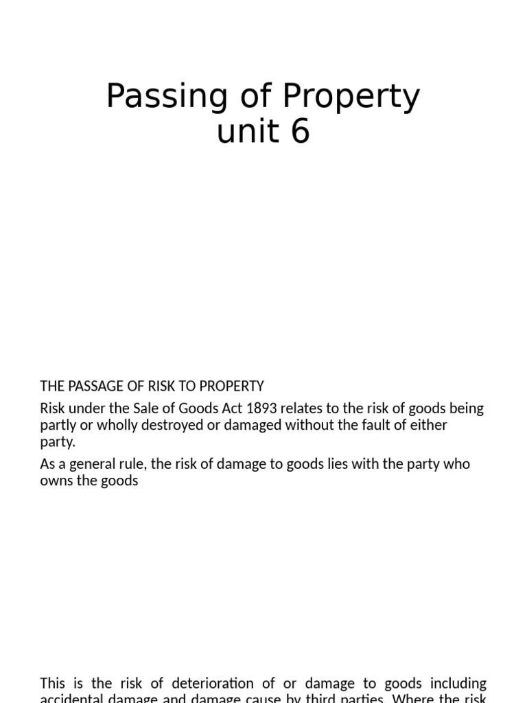 Risk Transfer in Demby Hamilton Case | PDF | Business | Civil Law ...
