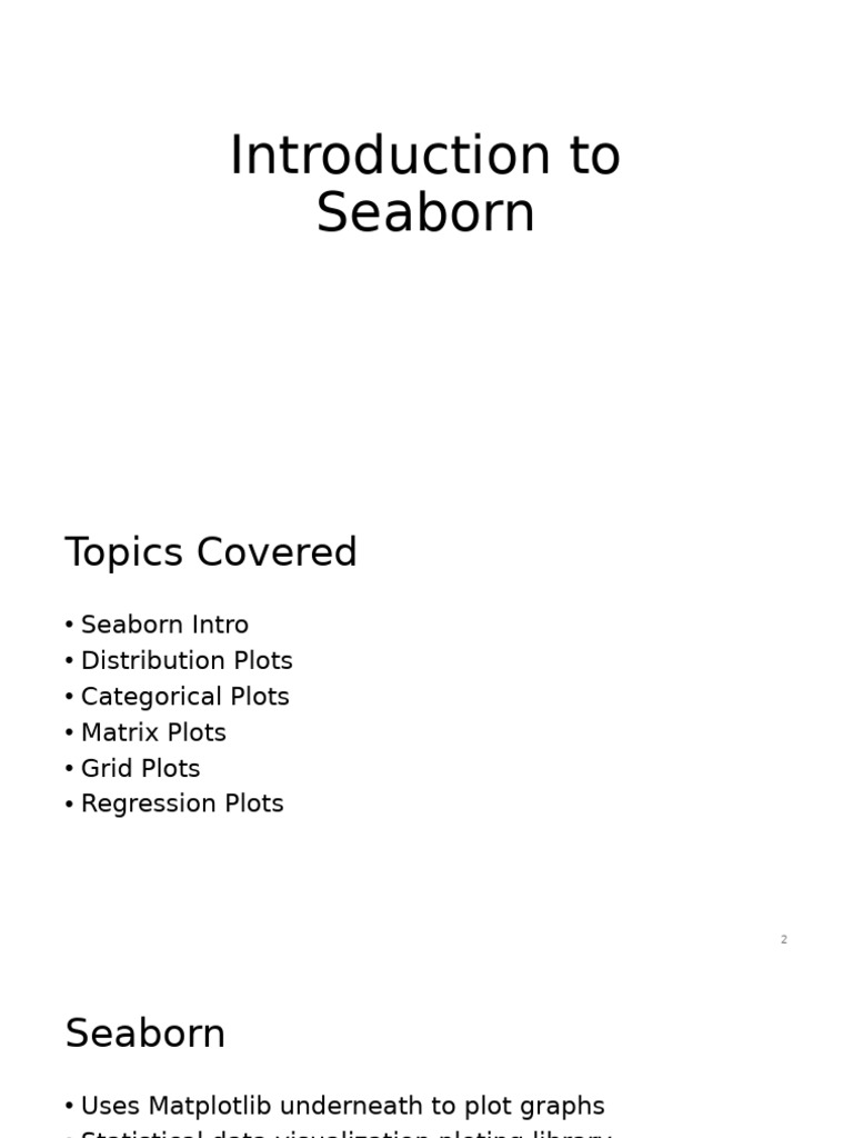 Seaborn Data Visualization Guide | PDF | Applied Mathematics ...
