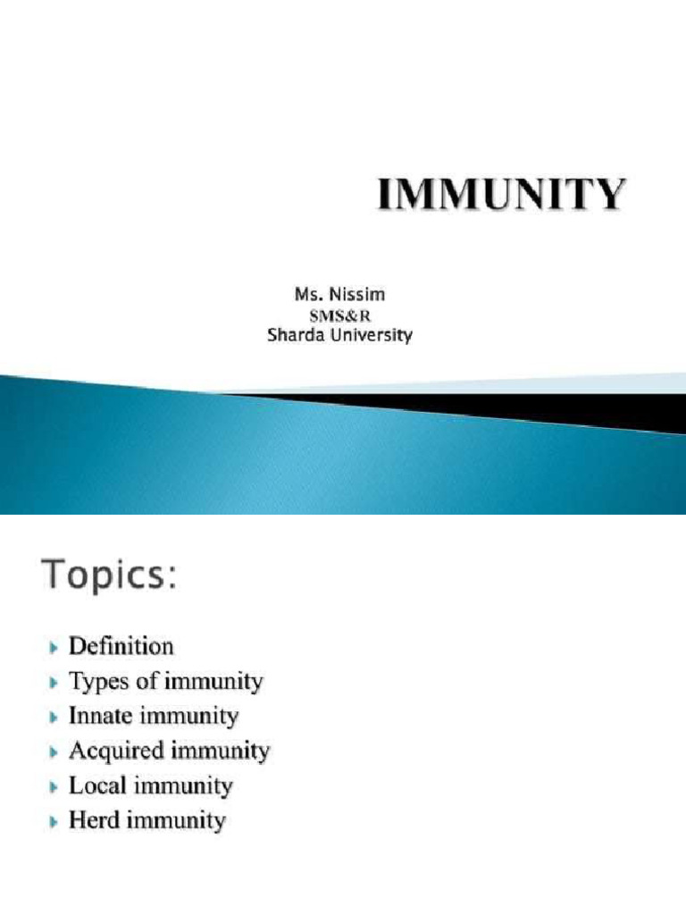 Immunity | PDF