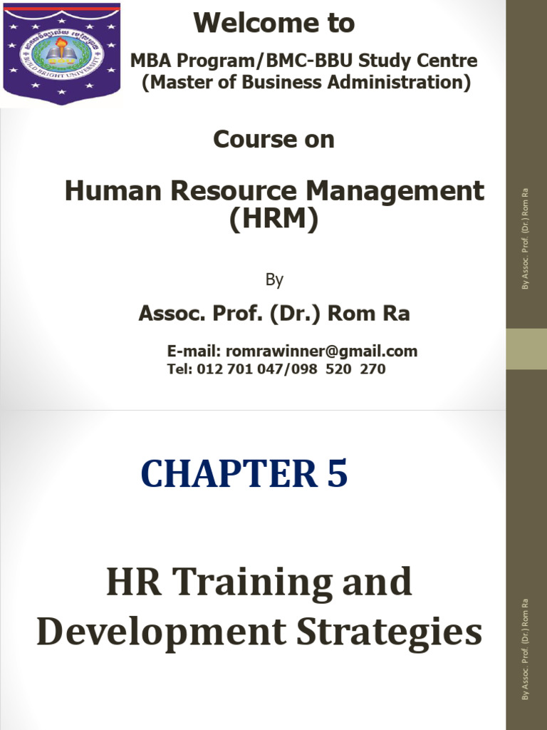 HR Training and Development Strategies | PDF | Human Resource ...