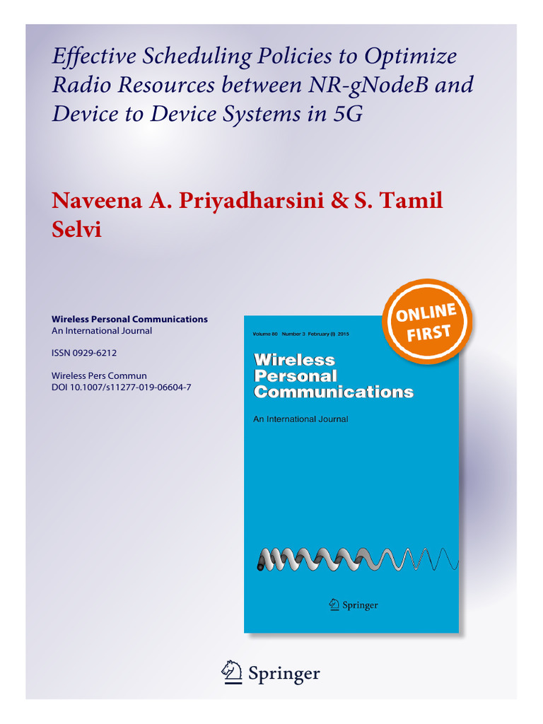 5G Resource Optimization Strategies | PDF | Orthogonal Frequency ...