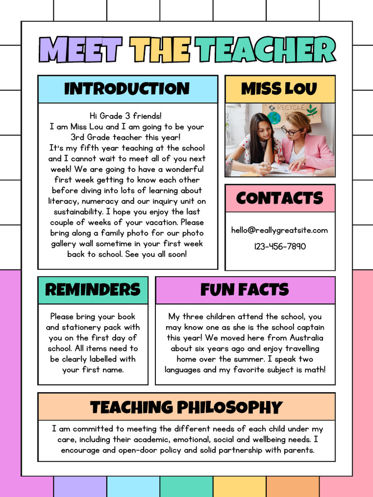 Beige and Brown Playful School Newsletter | PDF