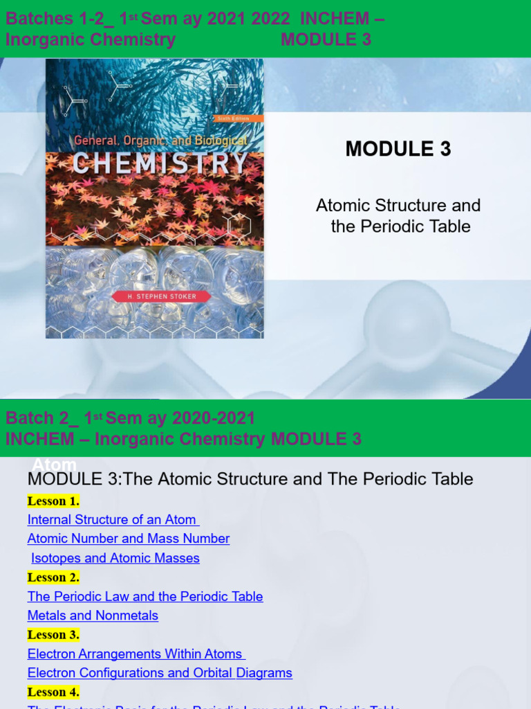 Atomic Structure and Periodic Table Overview | PDF | Atoms | Isotope