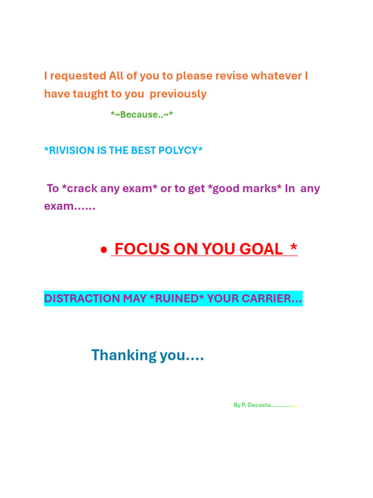Exam Success Through Revision Tips | PDF