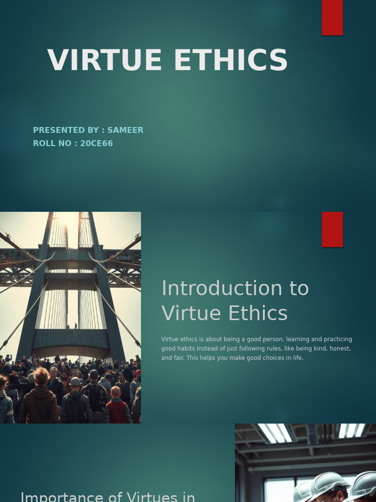 Virtue Ethics in Civil Engineering | PDF