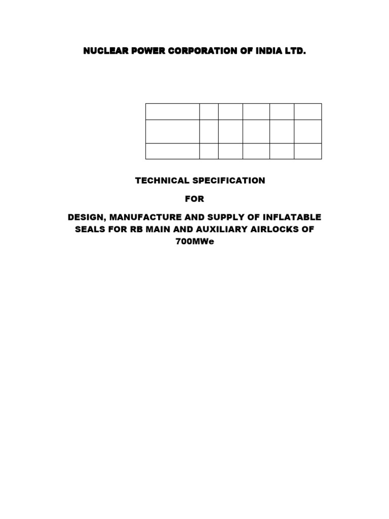 Inflatable - Seal - Spec - 2024 07 29 20 46 01 | PDF | Specification ...