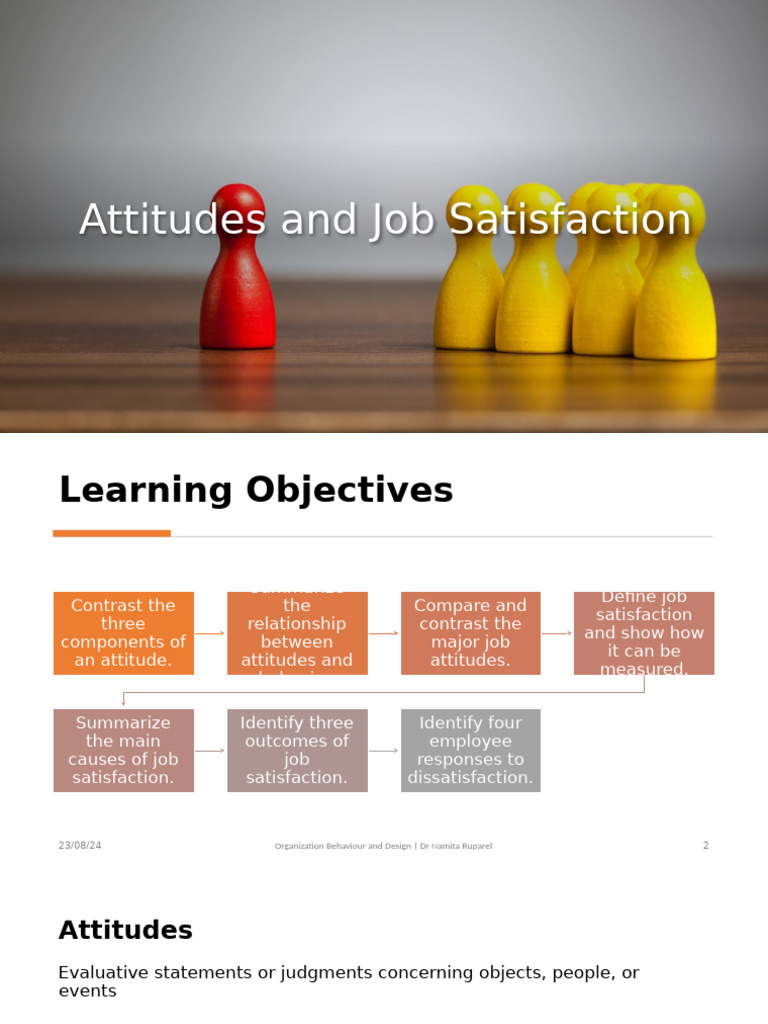Attitudes and Job Satisfaction Insights | PDF | Attitude (Psychology ...