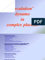 Circulation' Dynamo in Complex Plasmas