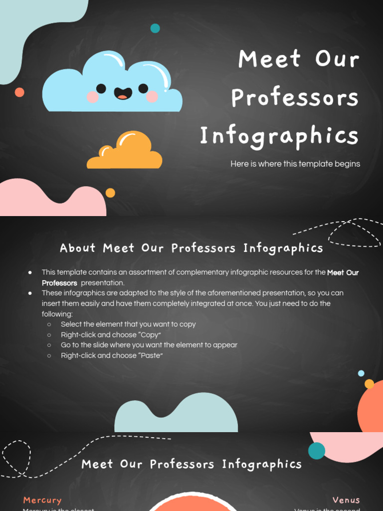 Meet Our Professors Infographics Template | PDF | Planets | Planets In ...