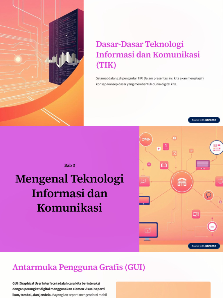 Dasar-Dasar Teknologi Informasi dan Komunikasi | PDF