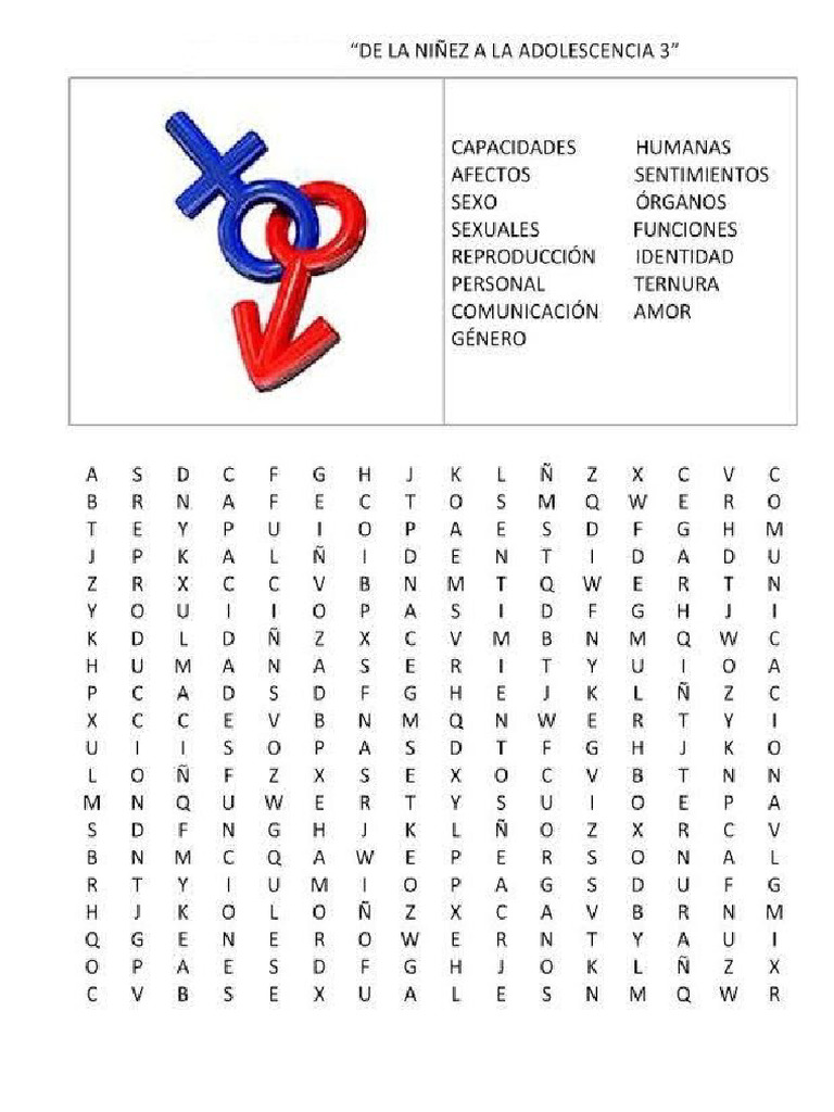 Fichas de Los Cambios de La Pubertad | PDF