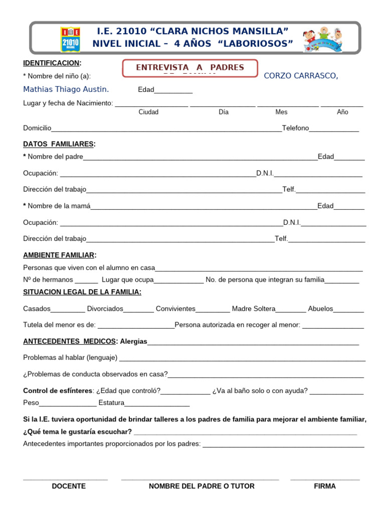Ficha Mathias | PDF