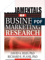 Fundamentals of Business Marketing Research