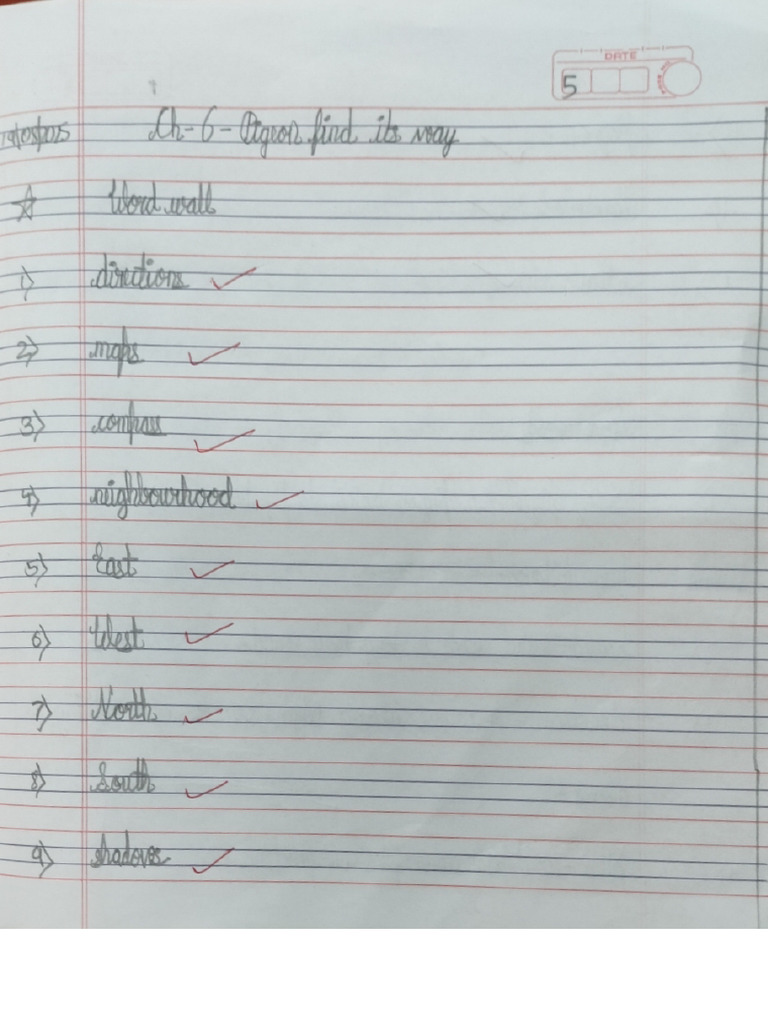 EVS CH 6 Notebook | PDF