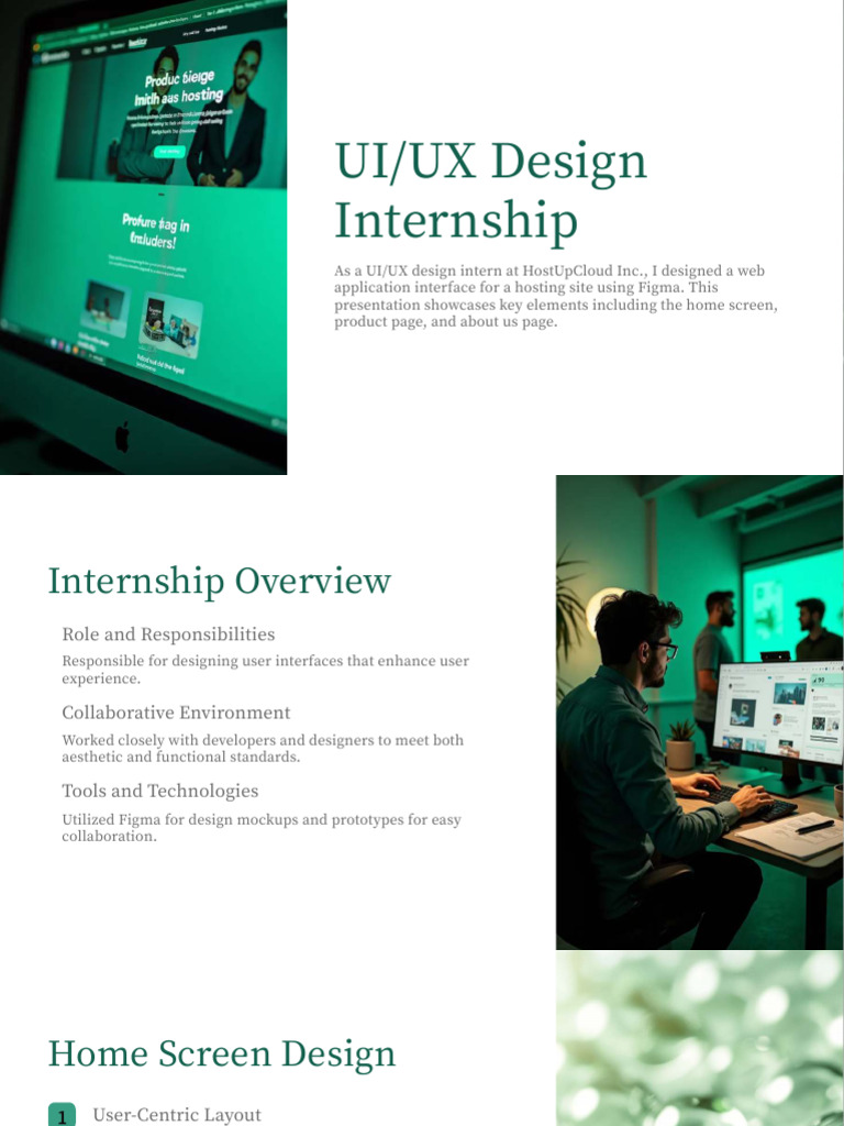 UI - UX Design Internship | PDF | Design | Human Communication