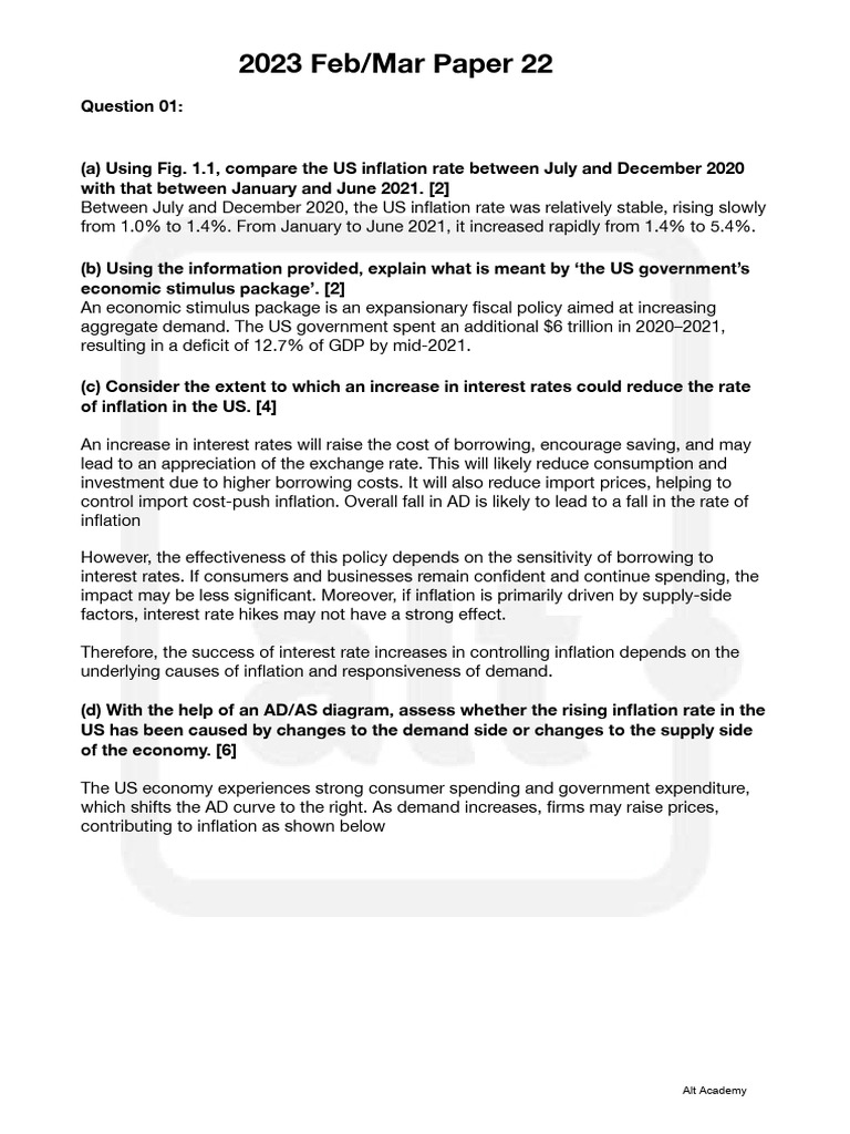 Econ P2 2023-2020 - Compressed | PDF | Inflation | Economic Surplus