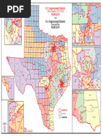 Texas Railroad Commission District Map | PDF | Texas