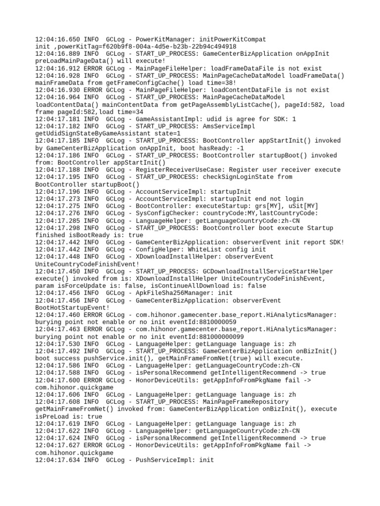 GameCenter Startup Log Analysis | PDF | World Wide Web Consortium ...