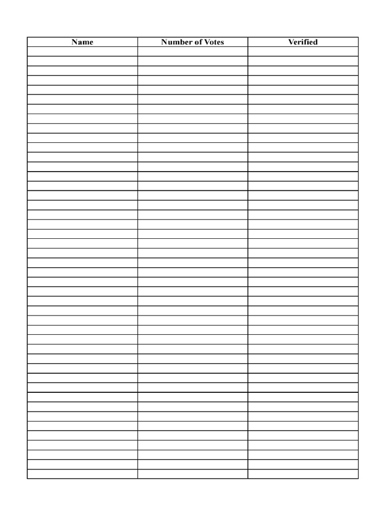 Voting Check Book | PDF
