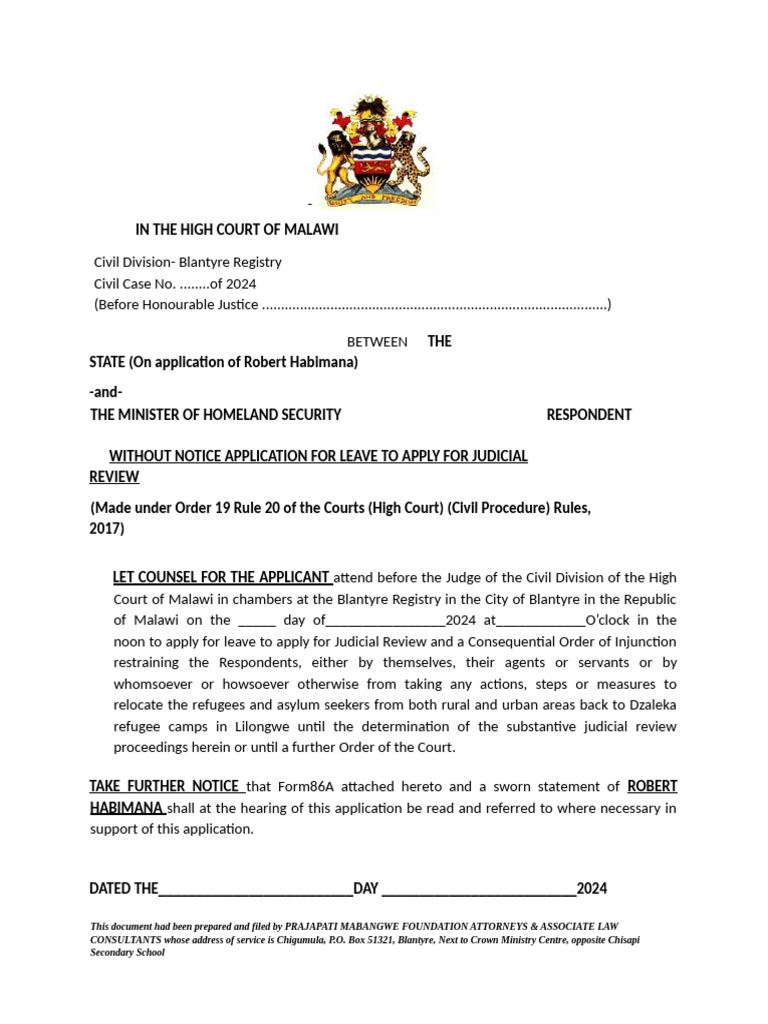 Practicumpraja Judicial Review | PDF | Refugee | Right Of Asylum
