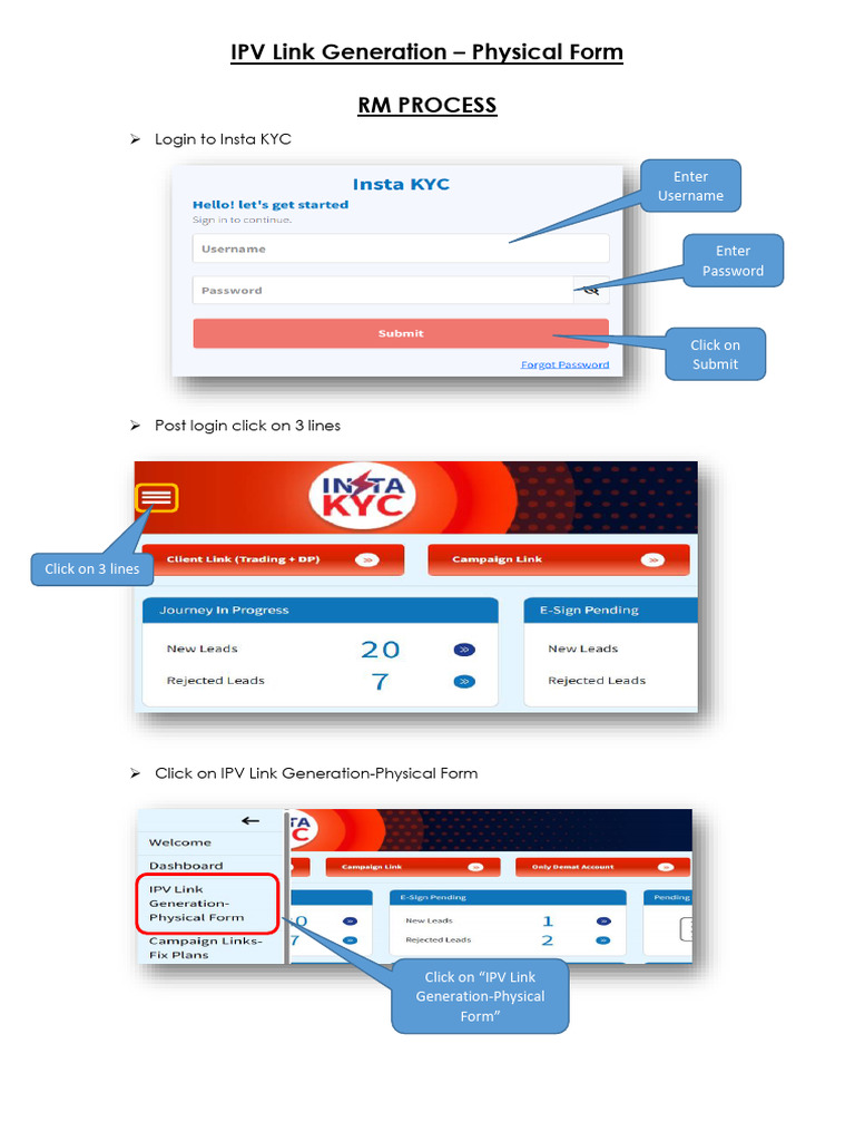 IPV Link Generation Process Guide | PDF | Security Engineering ...