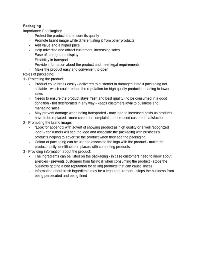 Essential Packaging and Distribution Insights | PDF | Employment ...