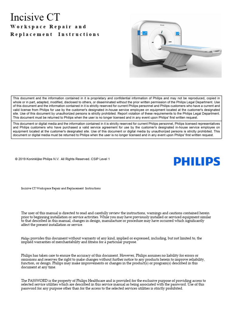 Incisive CT Repair Instructions Guide | PDF | Gamma Ray | Radiation ...